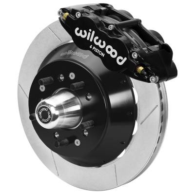 Wilwood Engineering Brakes - 70-73 Mustang Wilwood 13 Inch Front Disc Brake Kit, Superlite 6 Piston Calipers