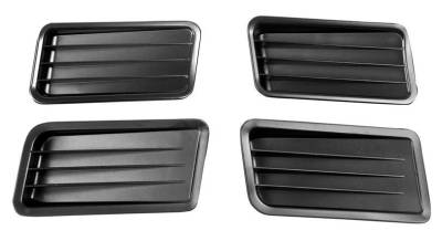 Dynacorn | Mustang Parts - 1967 Mustang Lower Quarter Panel Metal Ornament Louvers, Set of 4