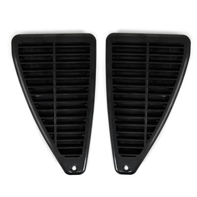 All Classic Parts - 1970 - 1973 Mustang Door Jamb Quarter Panel Vent Grille, Pair