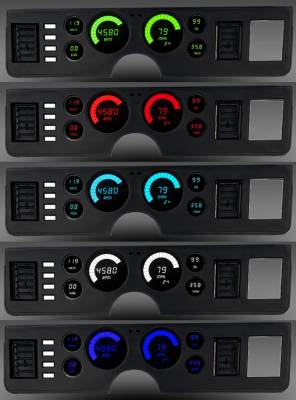 Intellitronix - Intelligent Electronics - 1979 - 1986 Mustang LED Digital Gauge Panel