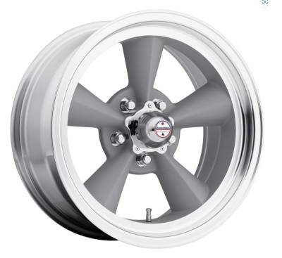 American Racing Wheels - 65-73 Mustang 17X8 American Racing Torq Thrust Wheel, Vintage Silver