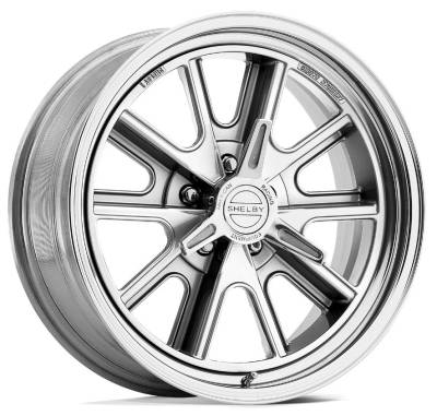 American Racing Wheels - 18X8 Shelby VN427 Wheel, Fully Polished Version, 2 Piece Design