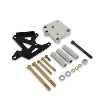 Detroit Speed - 79 - 93 Mustang Power Steering Pump Mounting Bracket, For 5.0 L Engine without A/C