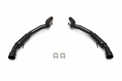 Flowmaster - 2024 Mustang Flowmaster Outlaw Axle-Back Exhaust System, 4.0" Black Tips with No Valves