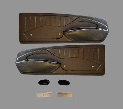 Miscellaneous - 1967 - 1968 Mustang ABS Door Panels W/Cups and Brackets Included, optional Inserts, Made in the USA