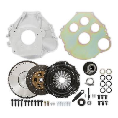 Holley - Holley Complete Transmission Installation Kit, TKX/TKO 50 oz SBF