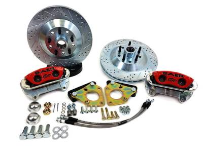 Baer Brake Systems - 65 - 69 Mustang Baer Front Disc Brake Kit, Classic Series 13" Diameter Rotors