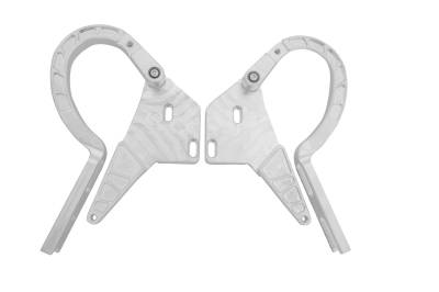 March Performance Pulleys - 64 - 66 Mustang Convertible Adjustable Trunk Lid Hinges, Pair