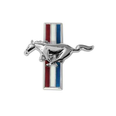 Scott Drake - 1965 - 1966 Mustang Glove Box Emblem (Flat)
