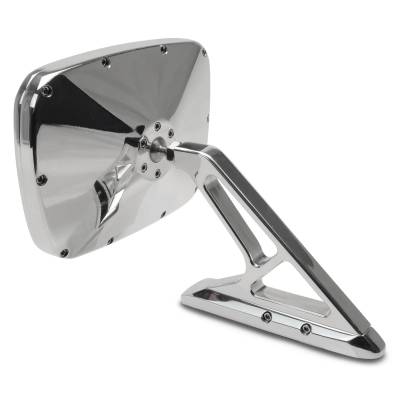 Eddie Motorsports - 65-73 Mustang Kinetic Billet Side View Mirror, Polished and Coated