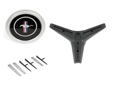 Daniel Carpenter Mustang Parts - 70-73 Mustang 3 Spoke Rimblow Steering Wheel Horn Kit