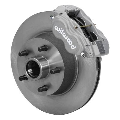 Wilwood Engineering Brakes - 70 - 73 Mustang Wilwood Front Dynalite Brake Kit, 11" Smooth Rotors
