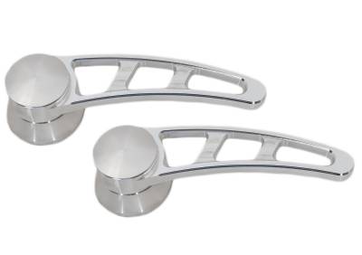 March Performance Pulleys - 1965 - 1966 All Or 1967 Std Interior Mustang Door Handles, Slotted Design