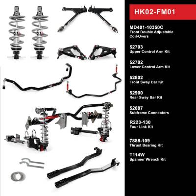 QA1 Suspension - 64-66 Mustang QA1 Level 2 Full Vehicle Suspension and Handling Kit