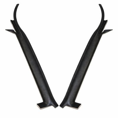 Miscellaneous - 71 - 73 Mustang Fastback Windshield Pillar Moldings, ABS, Made in the USA