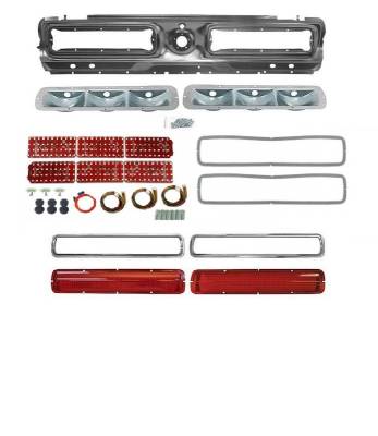 Dynacorn | Mustang Parts - 1968 Mustang Shelby Style Or CA Special Tail Light Kit