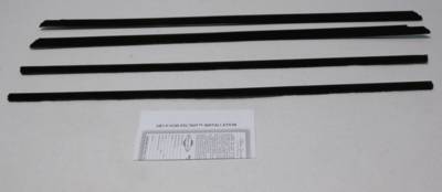 Repops Automotive Reproductions - 64 1/2 - EARLY 65 Mustang Window Channel Strip Set, Concours (Fastback)