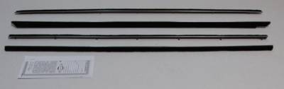 Repops Automotive Reproductions - 1965 - 1966 Mustang Fastback Window Channel Strip Set