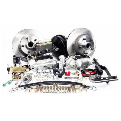 Master Power Brakes - 67 - 69 Mustang Power Front Disc Brake Conversion Kit, Auto Transmission