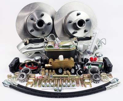 Master Power Brakes - 70-73  Mustang Front Disc Brake Conversion Kit, Non-Power Brakes