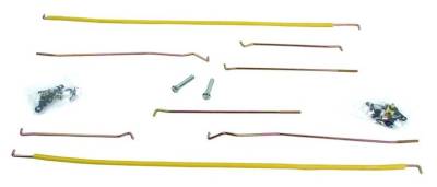 Dynacorn | Mustang Parts - 67-68 Mustang Door Lock and Latch Rod Complete Set w/ Hardware