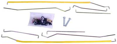 Dynacorn | Mustang Parts - 69-70 Mustang Door Lock and Latch Rod Complete Set w/ Hardware