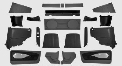 Miscellaneous - 65 - 66 Mustang Fastback Interior Panel Kit