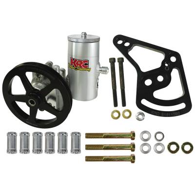 Stang-Aholics - 64 - 73 Mustang Power Steering Pump Kit, Onboard Reservoir, V-Belt Pulley, 289 /302 Engines