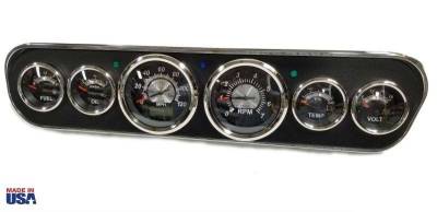 Eddie Motorsports - 1964-1966 Mustang Billet Aluminum Performance Gauge Panel with Gauges