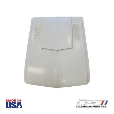 1967 Mustang Shelby Styled Fiberglass Hood with Air Louvers