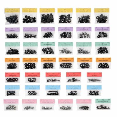 AMK Products - Bolts and Hardware - 1967 Mustang Shelby Master Body Fastener Kit, 545 Pieces