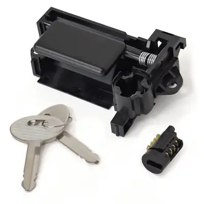 All Classic Parts - 87- 93 Mustang Glove Box Door Latch Handle with Locks and Keys