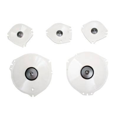 Scott Drake - 1967 - 1968 Mustang  Instrument Lens Set (with Tach)