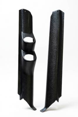 MP Performance Products - 65-68 Mustang Coupe or Fastback A Pillars with Guage Pods