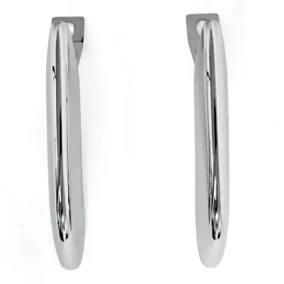 All Classic Parts - 1964 - 1966 Mustang Rear Bumper Guards, Chrome, Pair