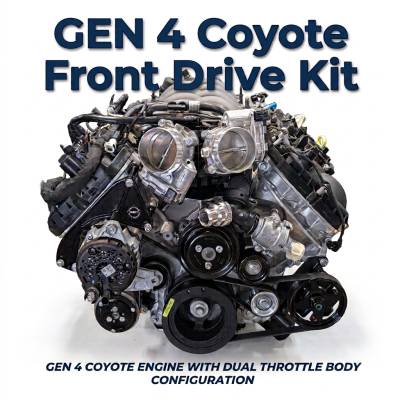 Stang-Aholics - 5.0L Coyote GEN 4 Swap Front Drive Accessory Kit, 1965 - 1973 Mustang and Others