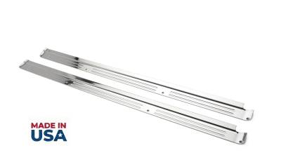 Eddie Motorsports - 65-68 Mustang Billet Aluminum Door Sill Plates, Fits Coupe or Fastback