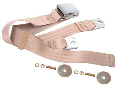 Dynacorn | Mustang Parts - 65-73 Mustang Light Tan Seat Belt 60