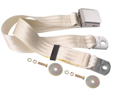 Dynacorn | Mustang Parts - 65-73 Mustang White Seat Belt 60
