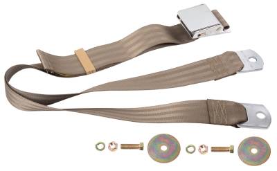 Dynacorn | Mustang Parts - 65-73 Mustang Seat Belt Dark Tan