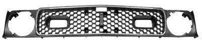 Dynacorn | Mustang Parts - 71-72 Mustang Mach 1 Grille with Molding