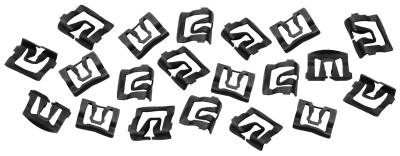 Dynacorn | Mustang Parts - 65-68 Mustang Windshield Molding Clips 20 Piece