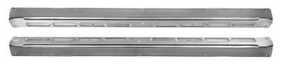 Dynacorn | Mustang Parts - 65-68 Mustang Coupe/Fastback Door Scuff Plate Stainless Pair