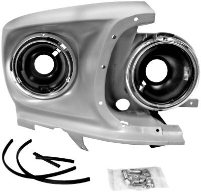 Dynacorn | Mustang Parts - 69 Mustang Headlamp Bucket Assembly Right Hand