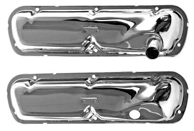 Dynacorn | Mustang Parts - 65-66 Mustang Chrome Valve Cover Pair for 289 V8