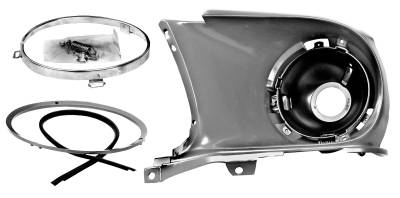 Dynacorn | Mustang Parts - 67-68 Mustang Left Hand Headlamp Assembly