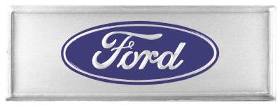Dynacorn | Mustang Parts - 65-66 Mustang Blue Door Sill Scuff Plate Decal