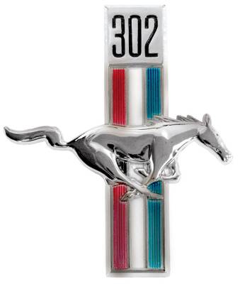 Dynacorn | Mustang Parts - 68 Mustang Emblem Running Horse 302 Right Hand Passenger Side