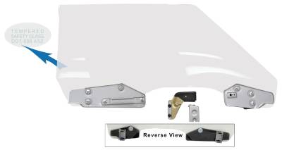 Dynacorn | Mustang Parts - 70 Mustang Left Hand Door Glass Kit Coupe/Convertible