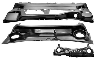 Dynacorn | Mustang Parts - 71-73 Mustang Upper and Lower Cowl Panel